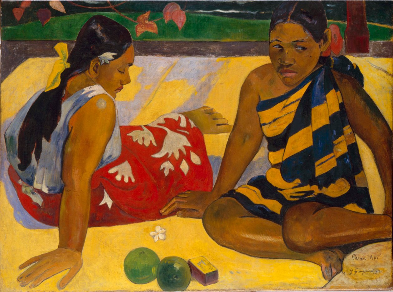 Tahitština:  Jaké novinky od Paul Gauguin