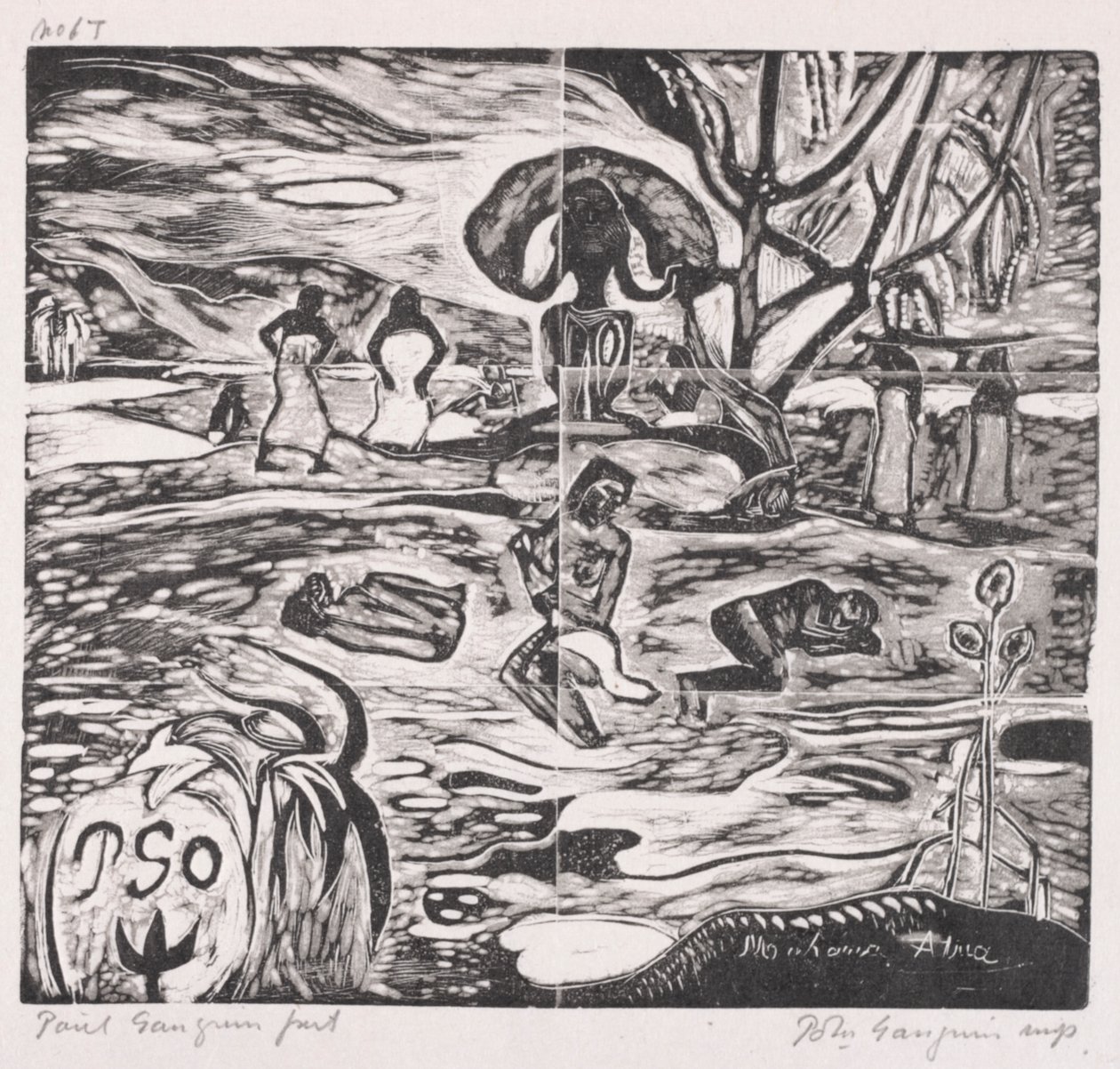Tahitská série: Oběti Bohu od Paul Gauguin