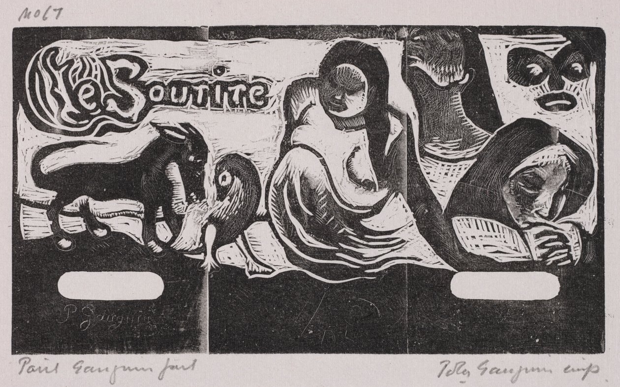 Tahitská série: Úsměv. od Paul Gauguin