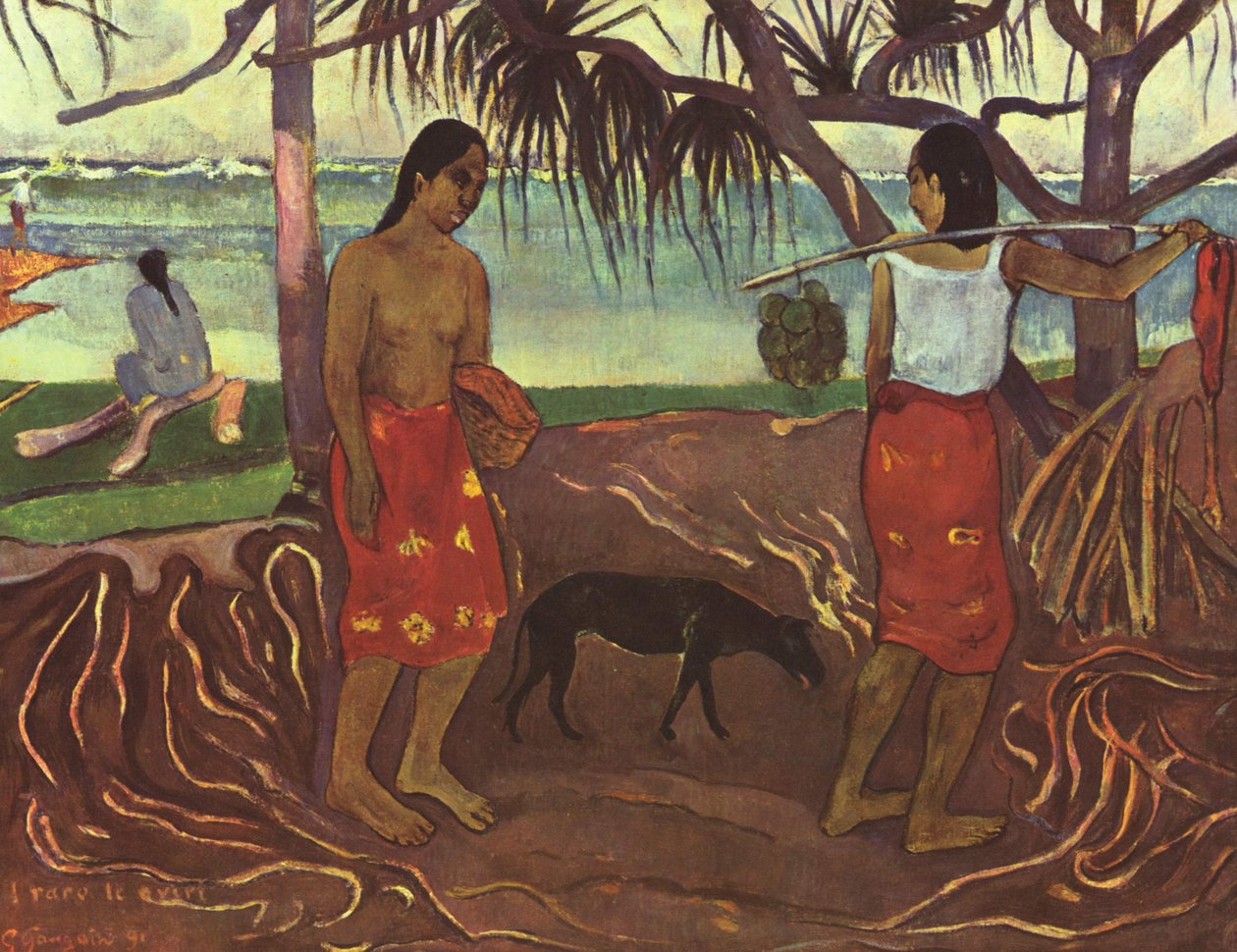 Tahitsky: raro te oviri (I) Pod pandánem I od Paul Gauguin