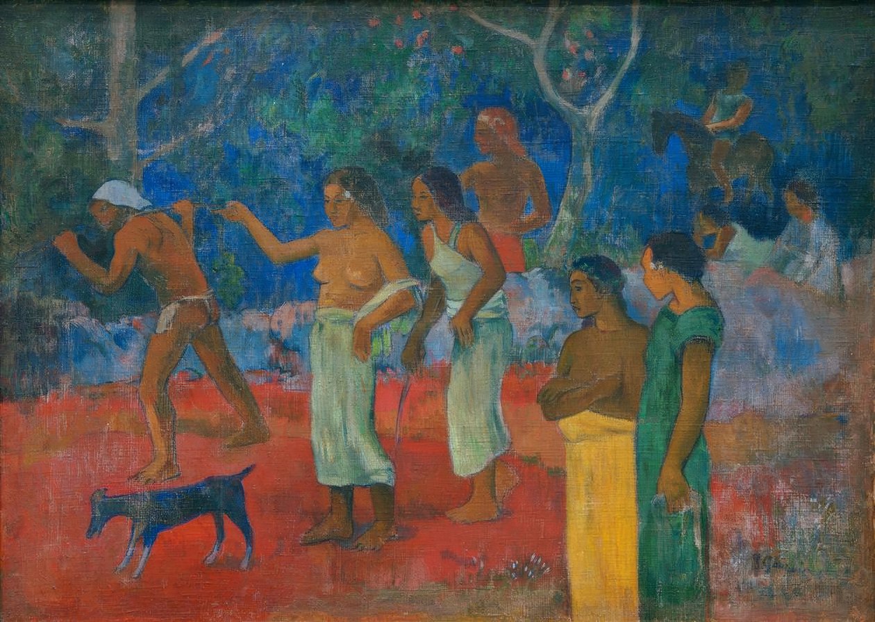 Tahitský život od Paul Gauguin
