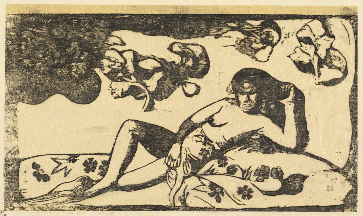 Paní královské krve od Paul Gauguin