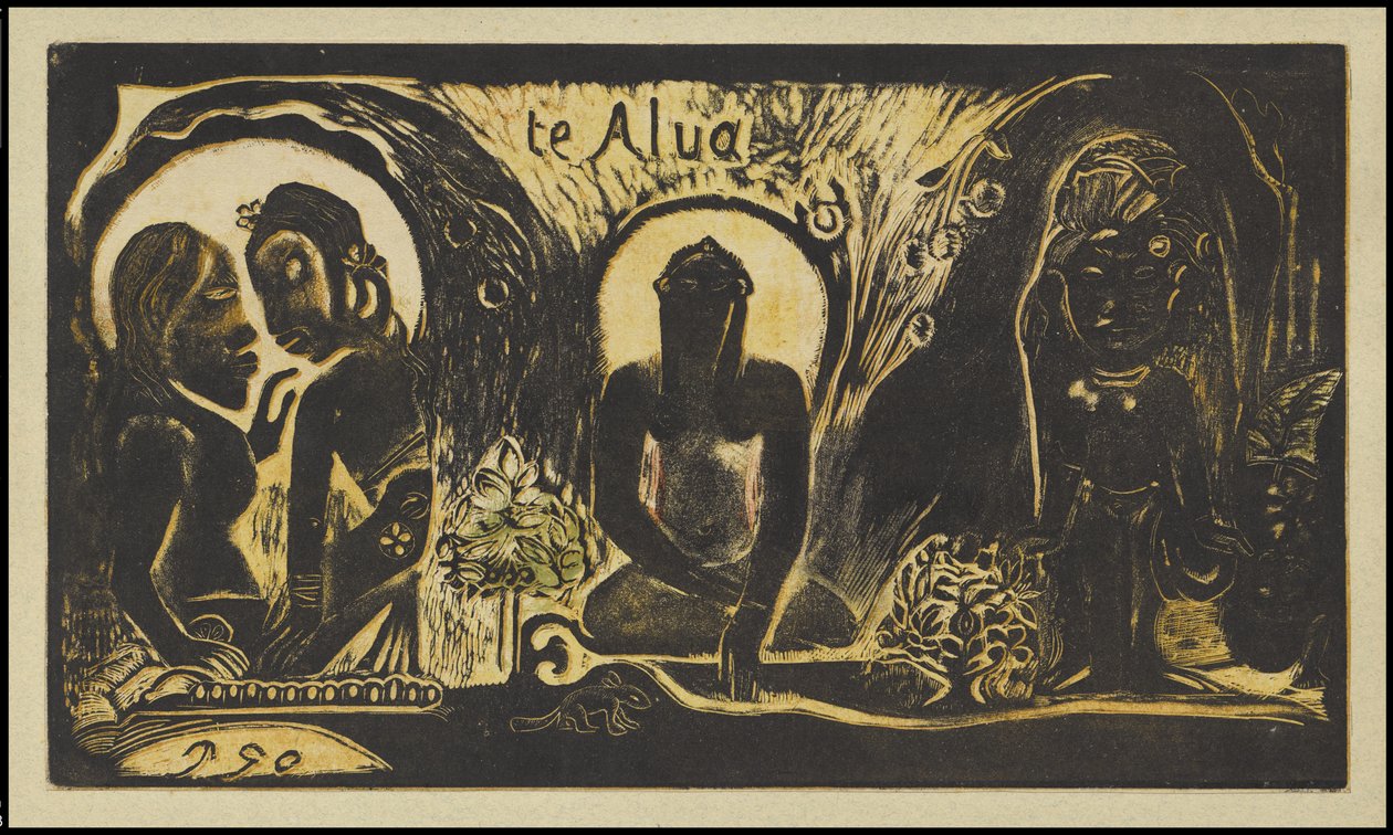 Bůh od Paul Gauguin
