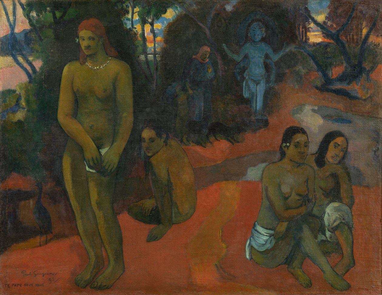 Te Pape Nave Nave (úžasné vody) od Paul Gauguin