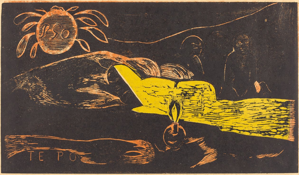 Te Po (Dlouhá noc) od Paul Gauguin