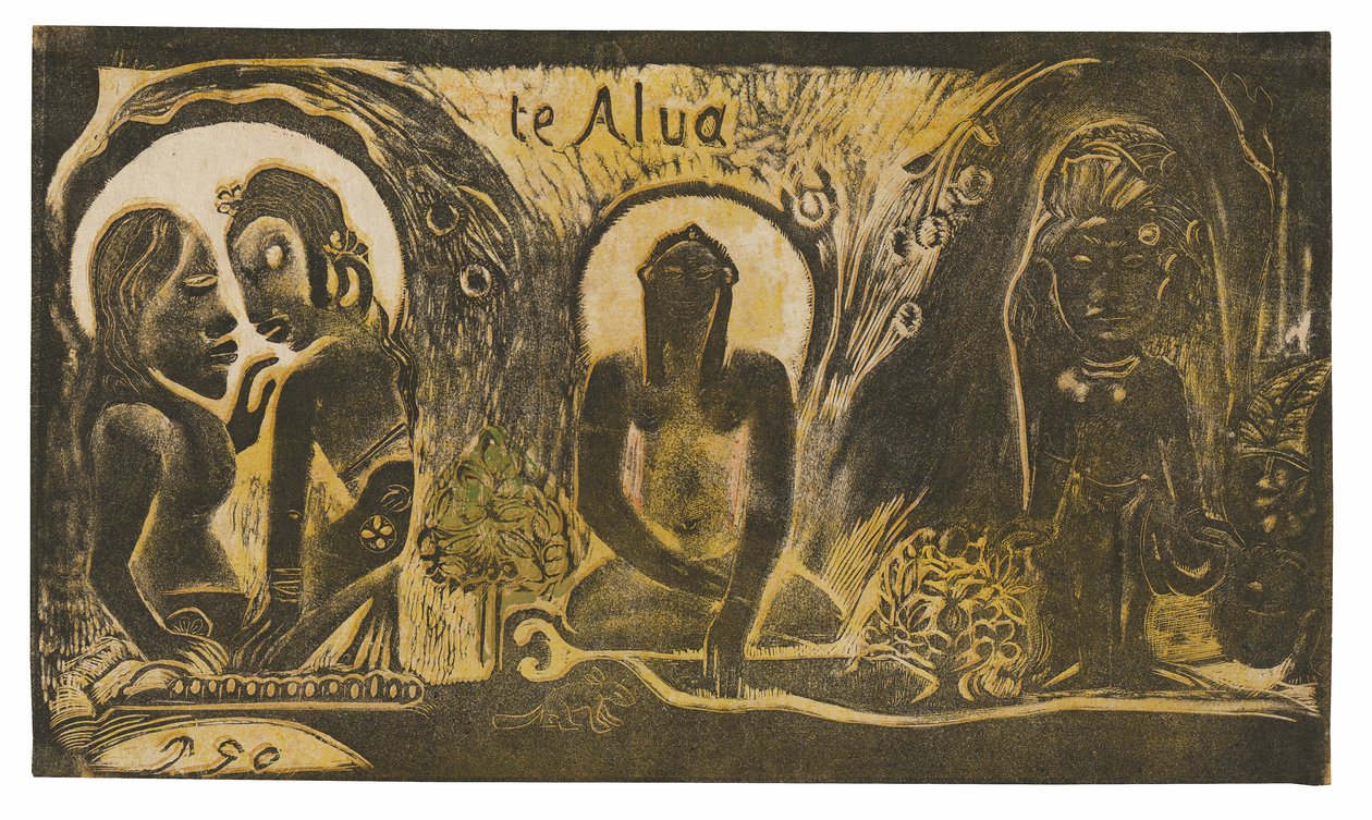 Te atua (Bůh) ze suity Noa Noa od Paul Gauguin