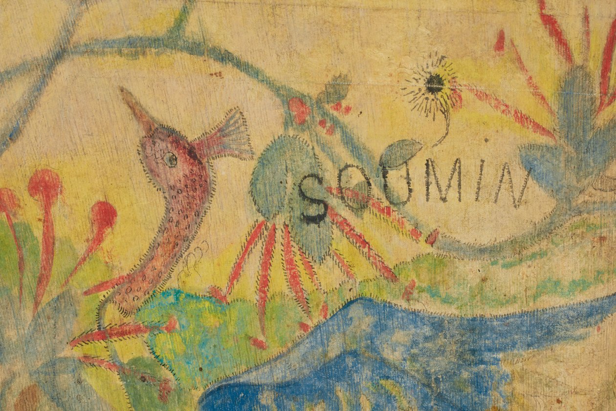 Modrý ibis, detail, 1892 od Paul Gauguin