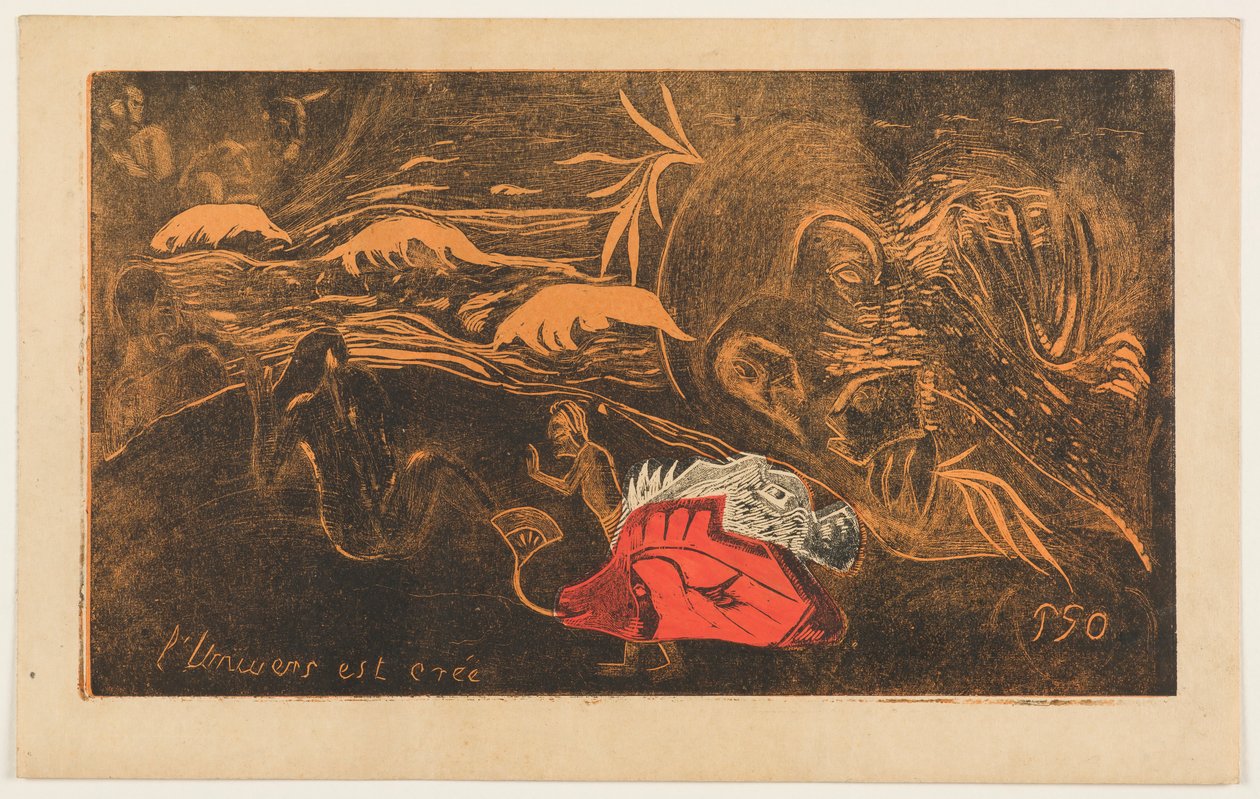 Stvoření vesmíru, ze série „Noa Noa“ od Paul Gauguin