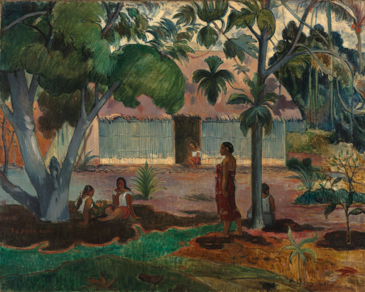 Velký strom, 1891 od Paul Gauguin