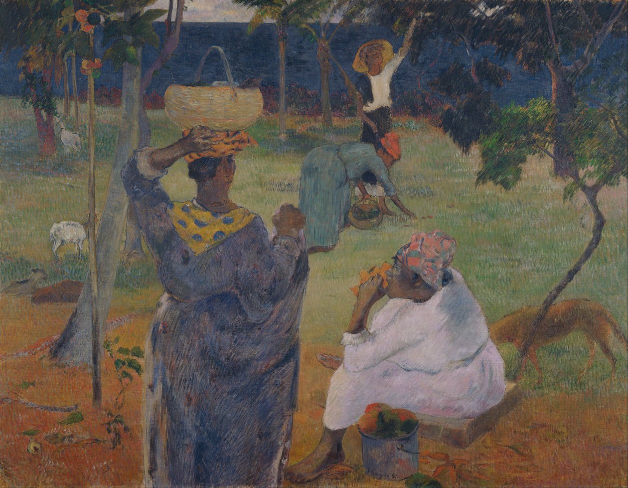 Mangovníky, Martinik od Paul Gauguin