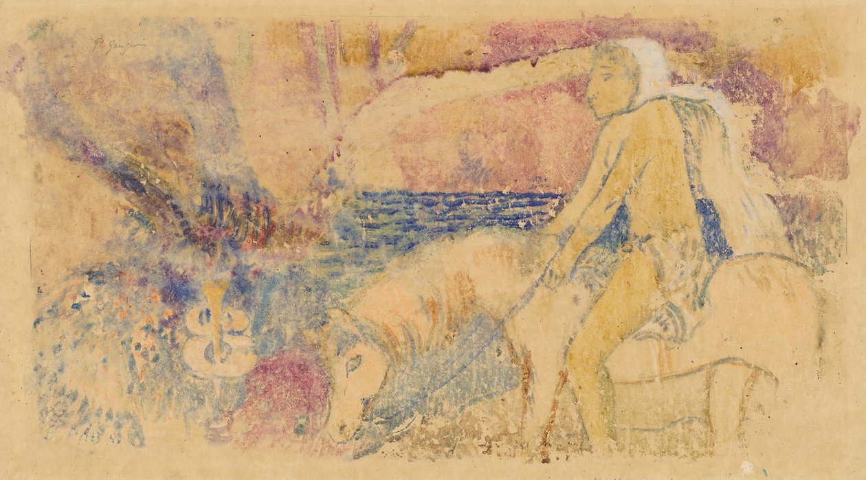 Poník, c. 1902. od Paul Gauguin