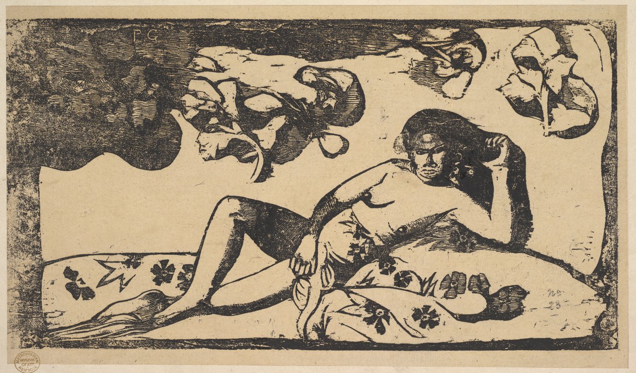 Královna krásy - Langorous, 1898. od Paul Gauguin