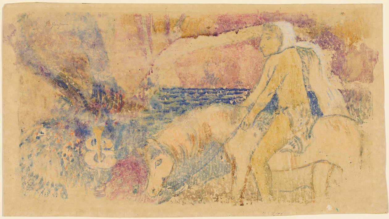 Jezdec od Paul Gauguin