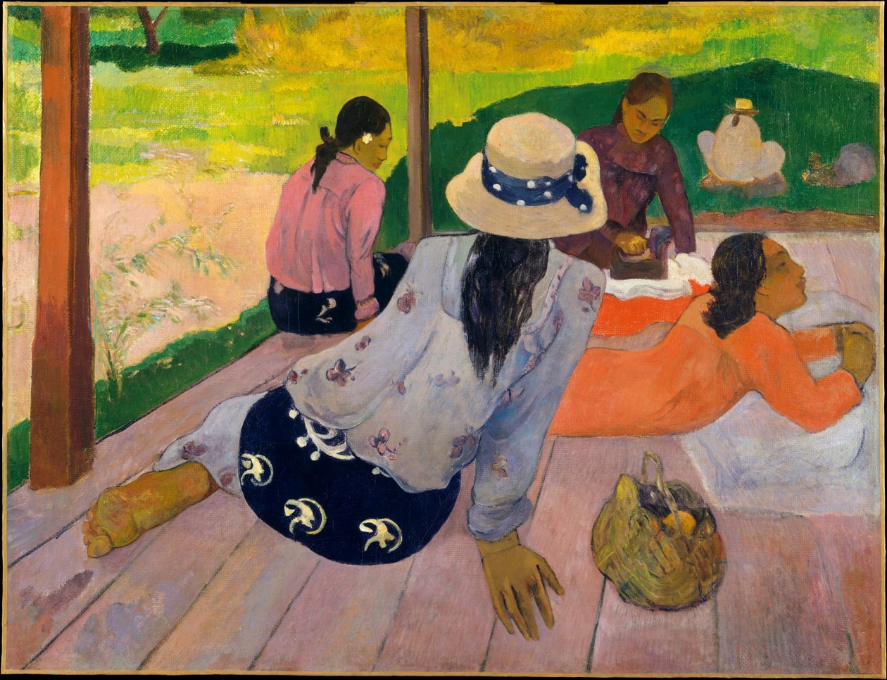 Siesta od Paul Gauguin