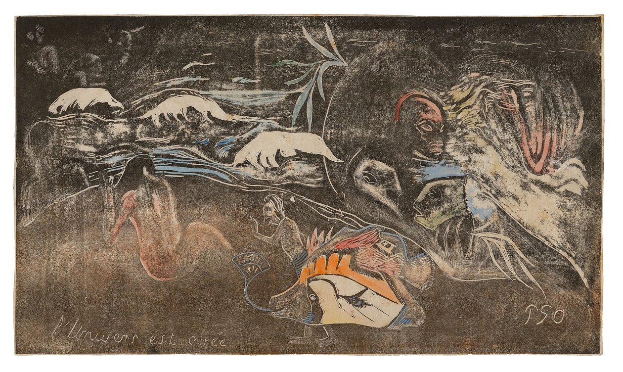 The Universe Is Being Created), ze sady Noa Noa Suite od Paul Gauguin