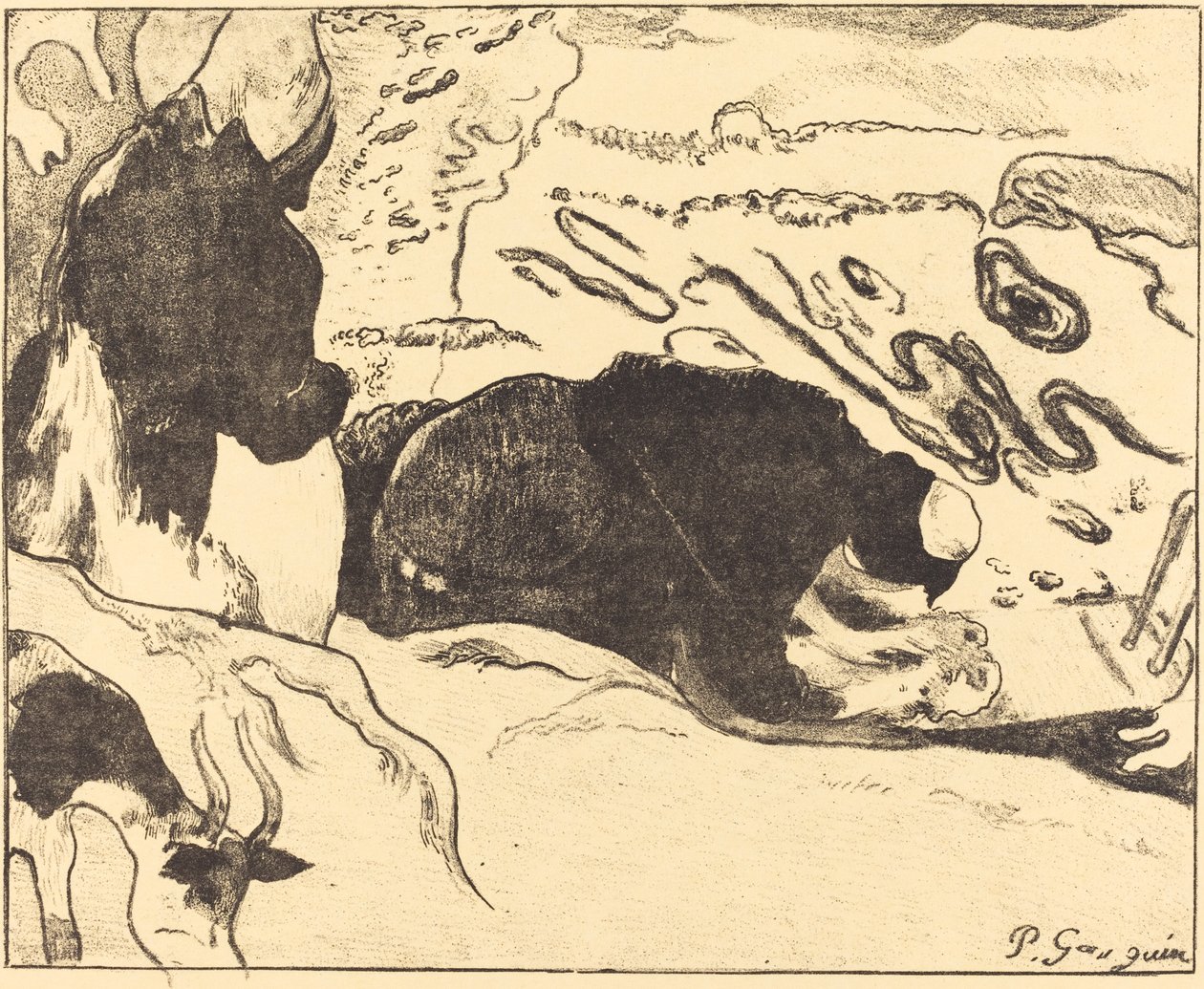 The Washerwomen od Paul Gauguin