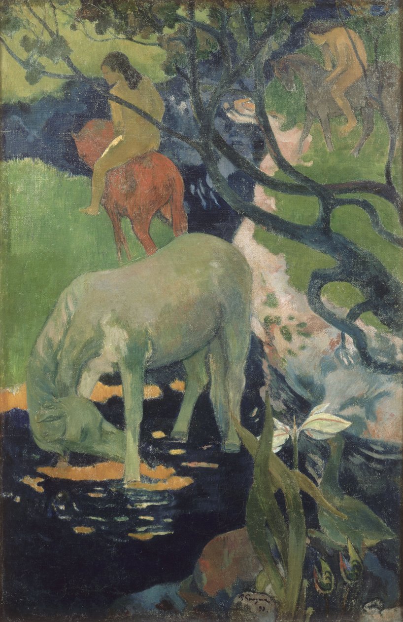 Bílý kůň od Paul Gauguin
