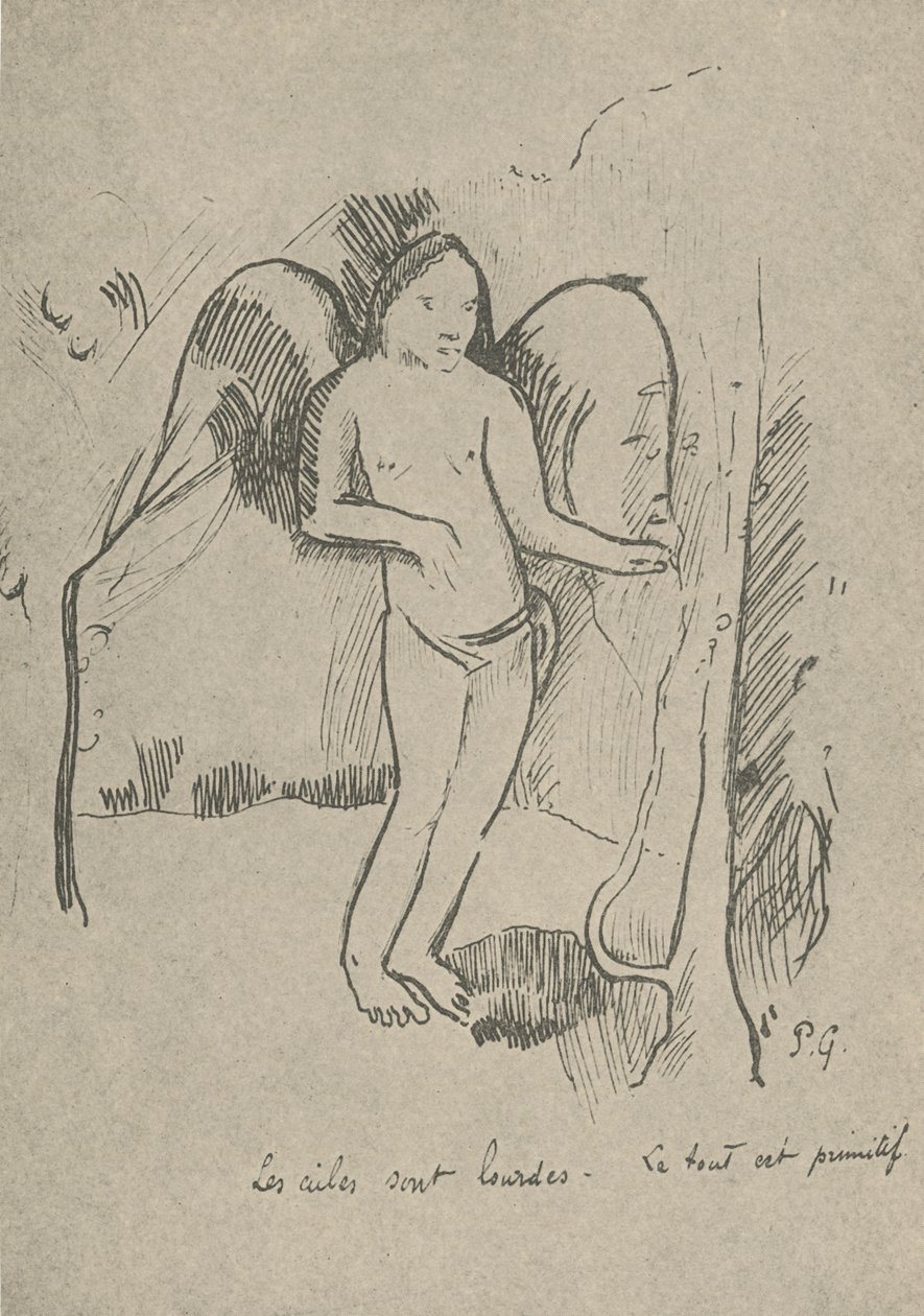 The Wings are Heavy, 1936 od Paul Gauguin