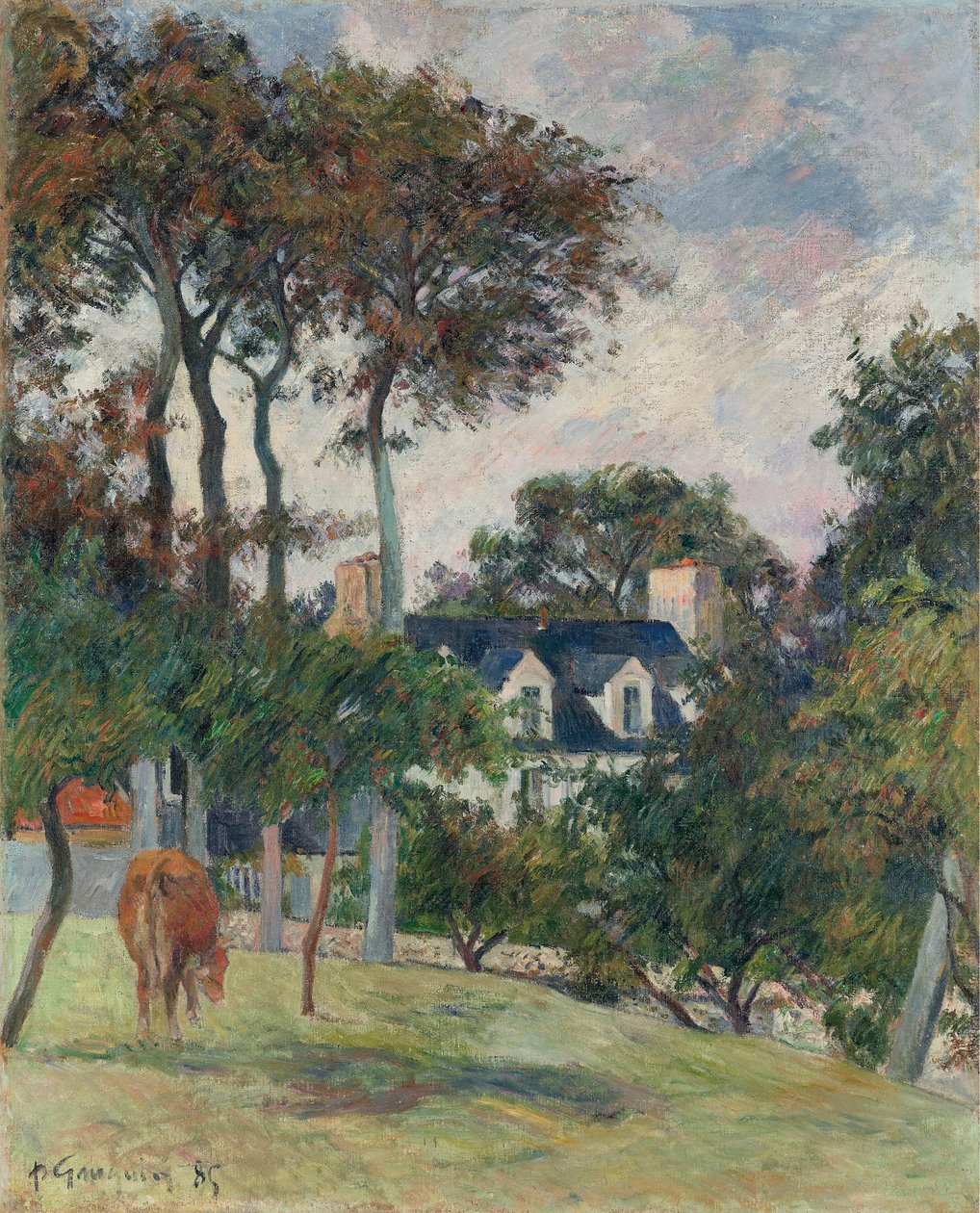 Bílý dům, 1885. od Paul Gauguin