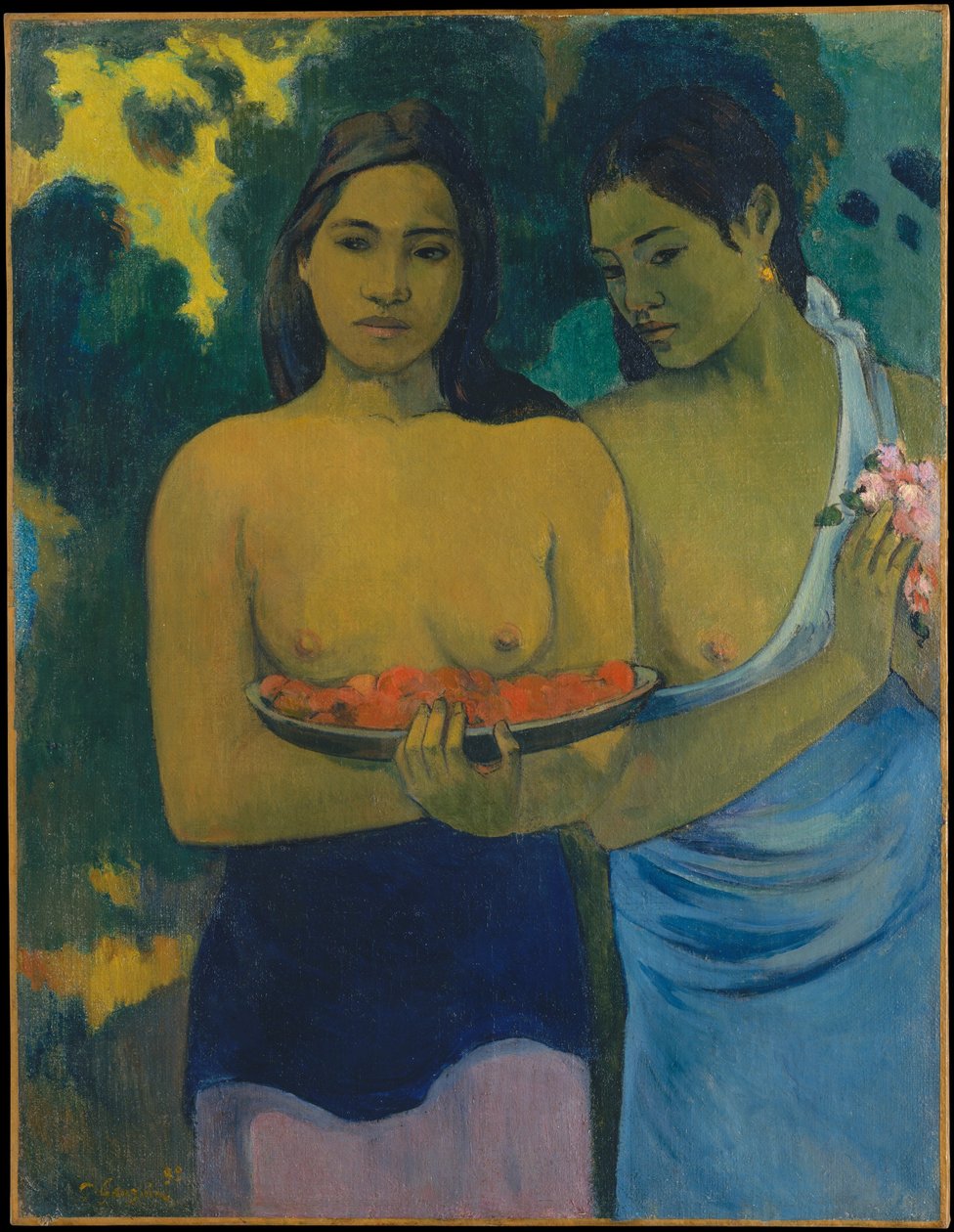 Dvě Tahiťanky od Paul Gauguin