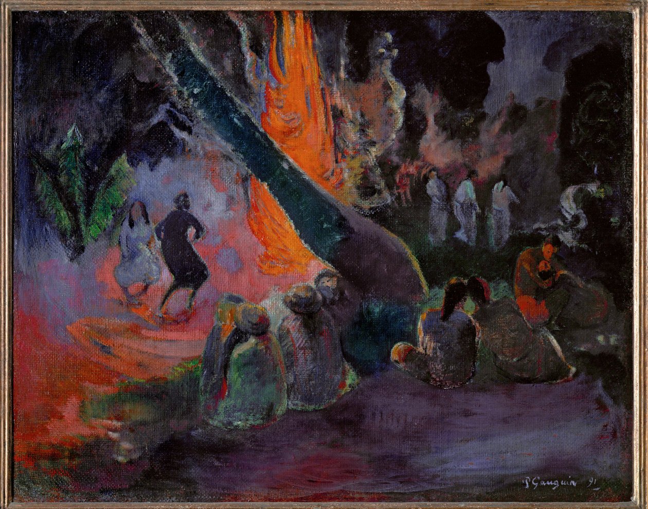 Upaupa (olej na plátně) od Paul Gauguin