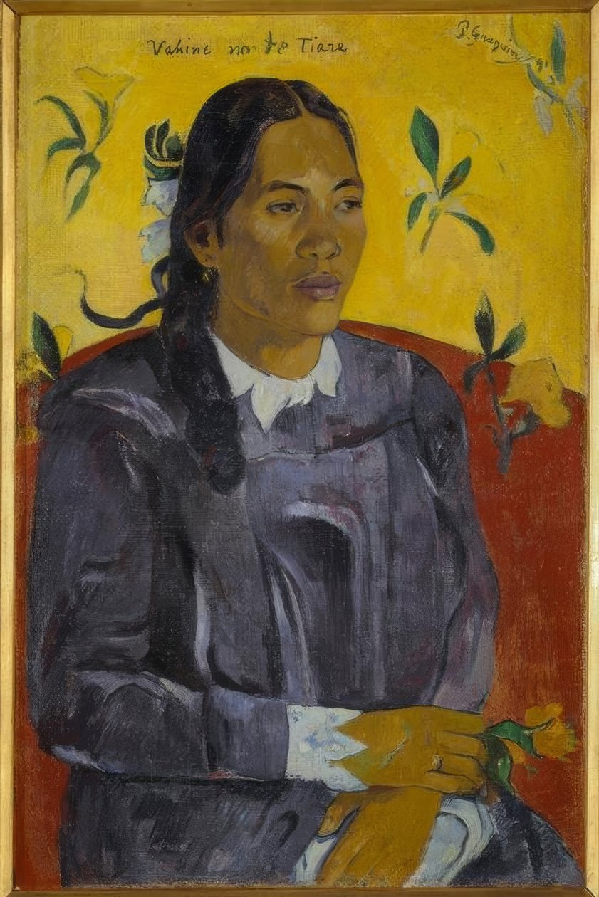 Žena květiny od Paul Gauguin