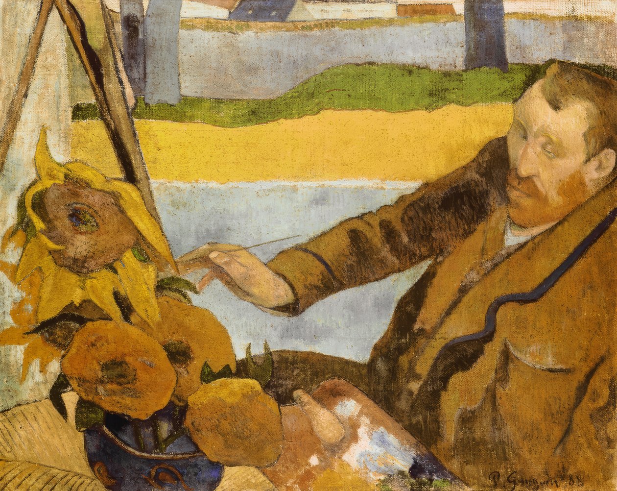 Vincent van Gogh, broušení Sonnenblumen od Paul Gauguin