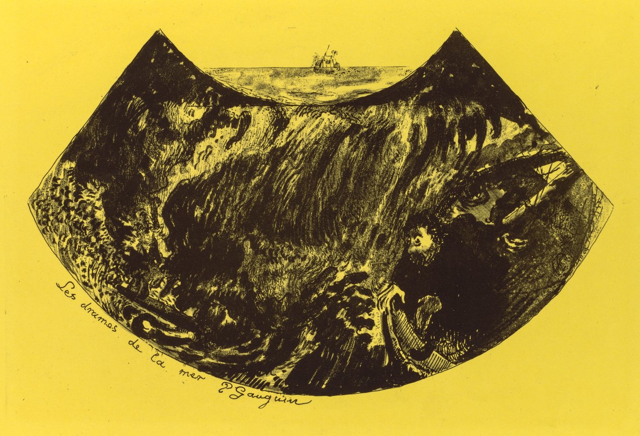 Volpini Suite: Dramas of the Sea Les Drames de la Mer, 1889. od Paul Gauguin