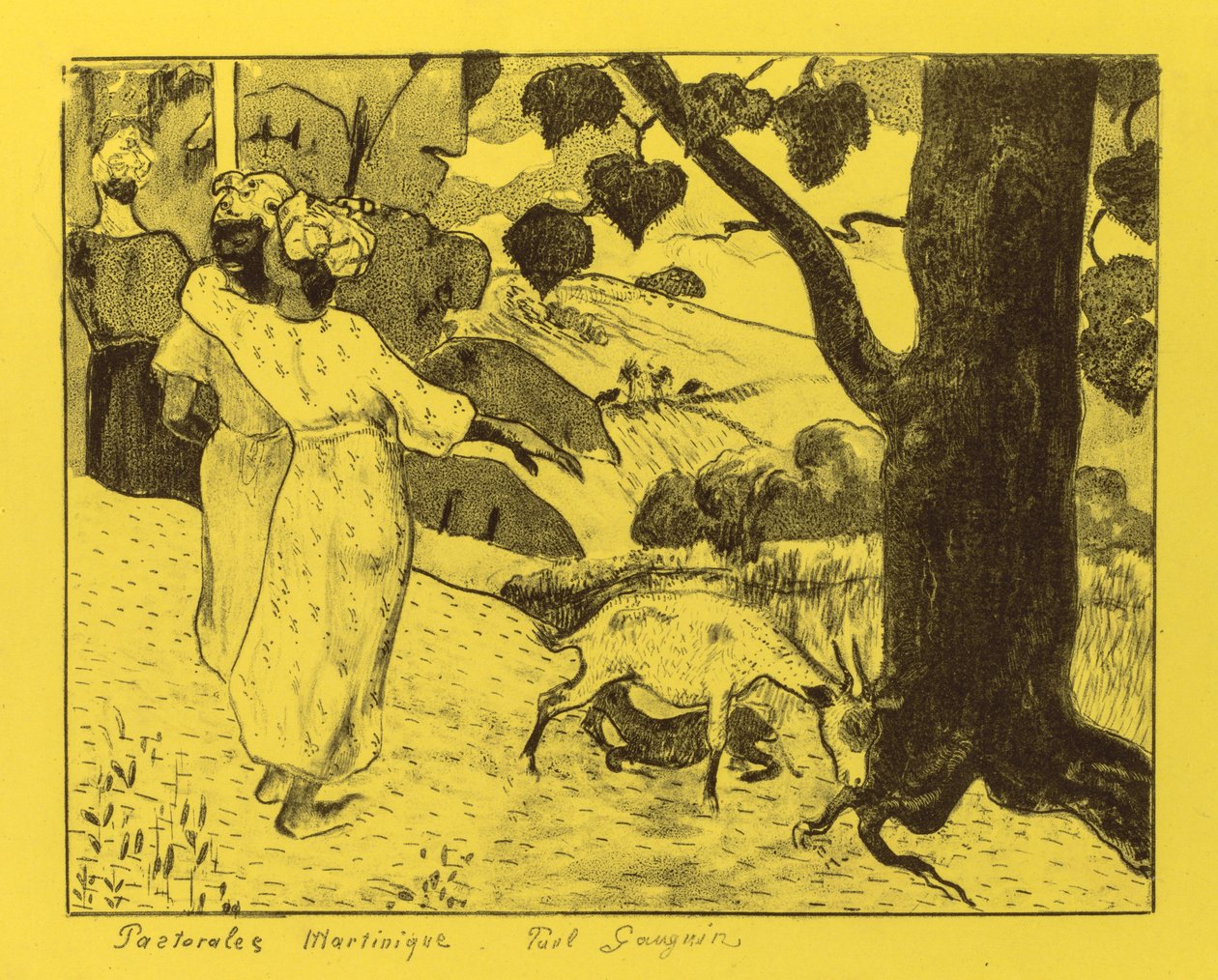 Volpini Suite: Martinique Pastoral (Pastorales Martinique) od Paul Gauguin