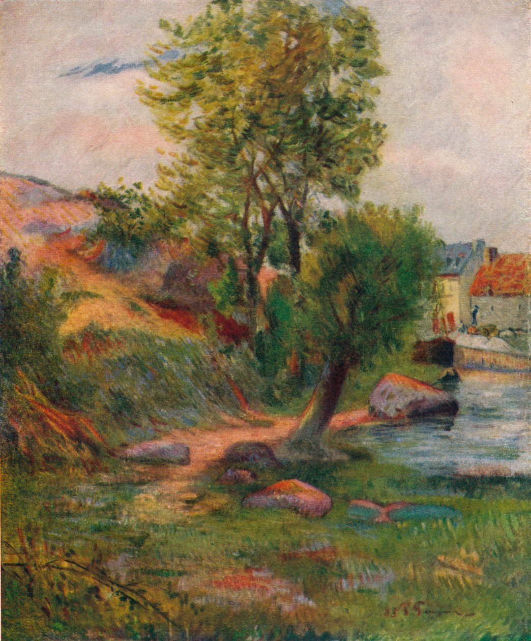 Willow by the Aven, 1888, 1938 od Paul Gauguin
