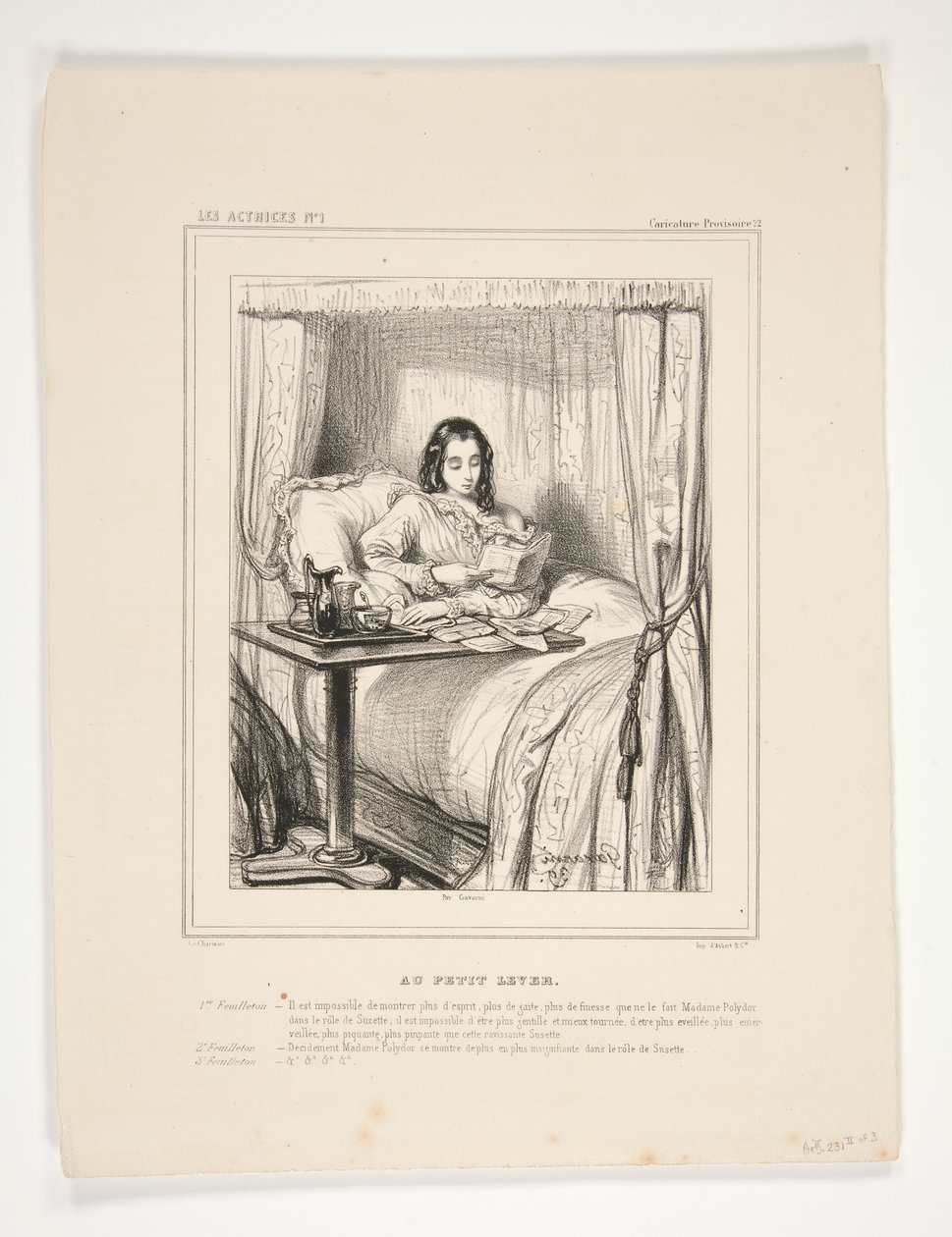 1-er feuilleton od Paul Gavarni