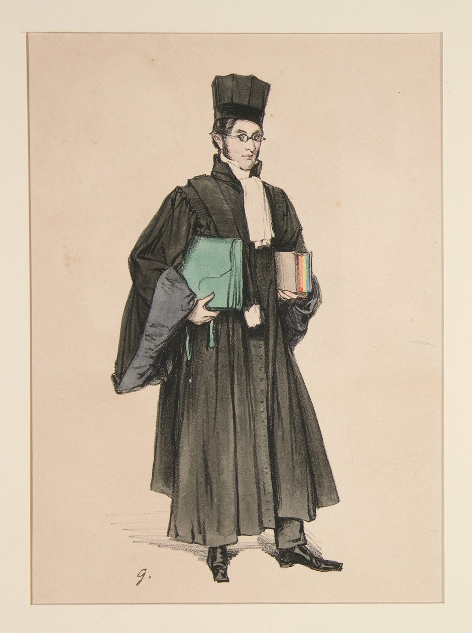 AVOCAT. Právník. od Paul Gavarni