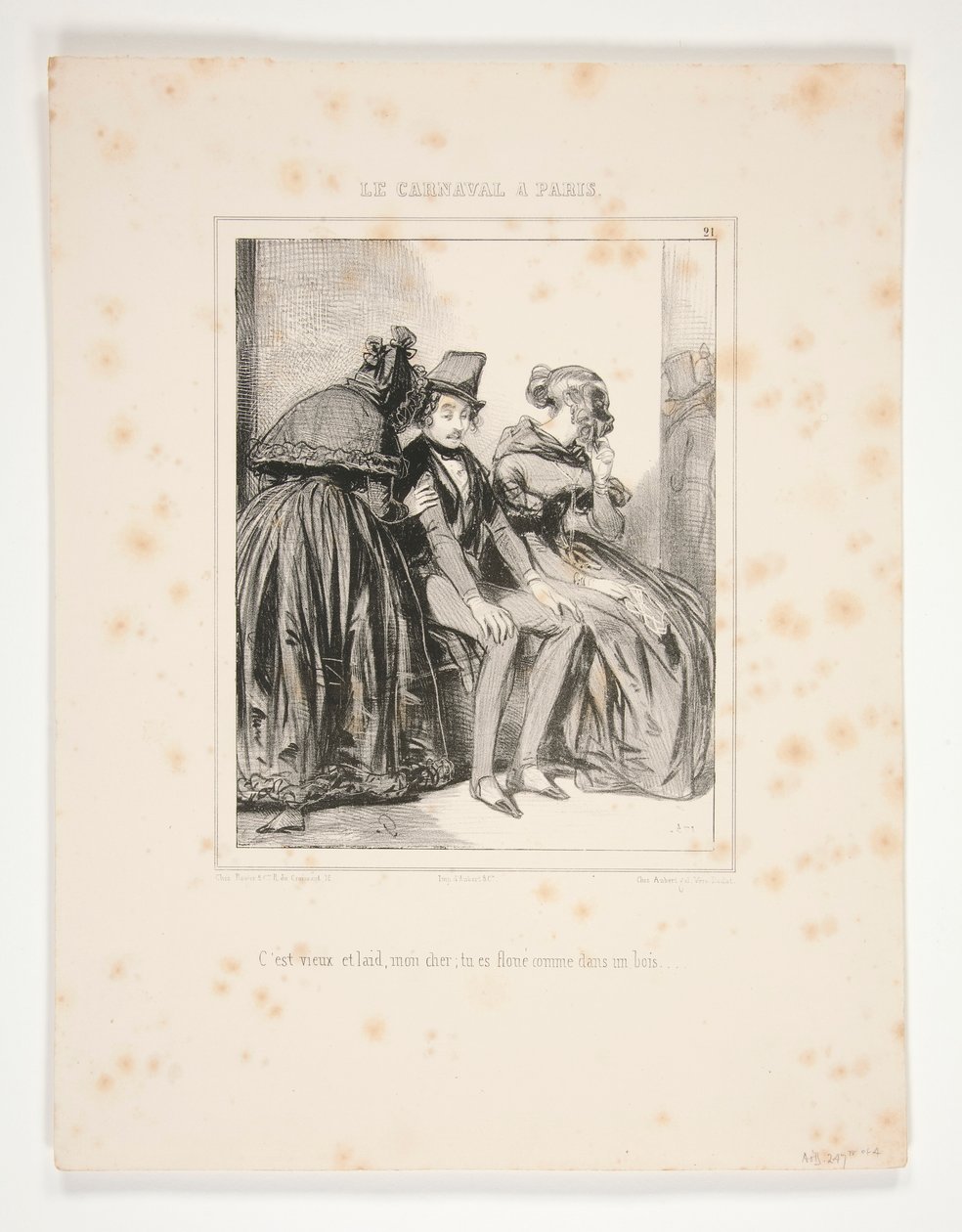 Bal Masque od Paul Gavarni