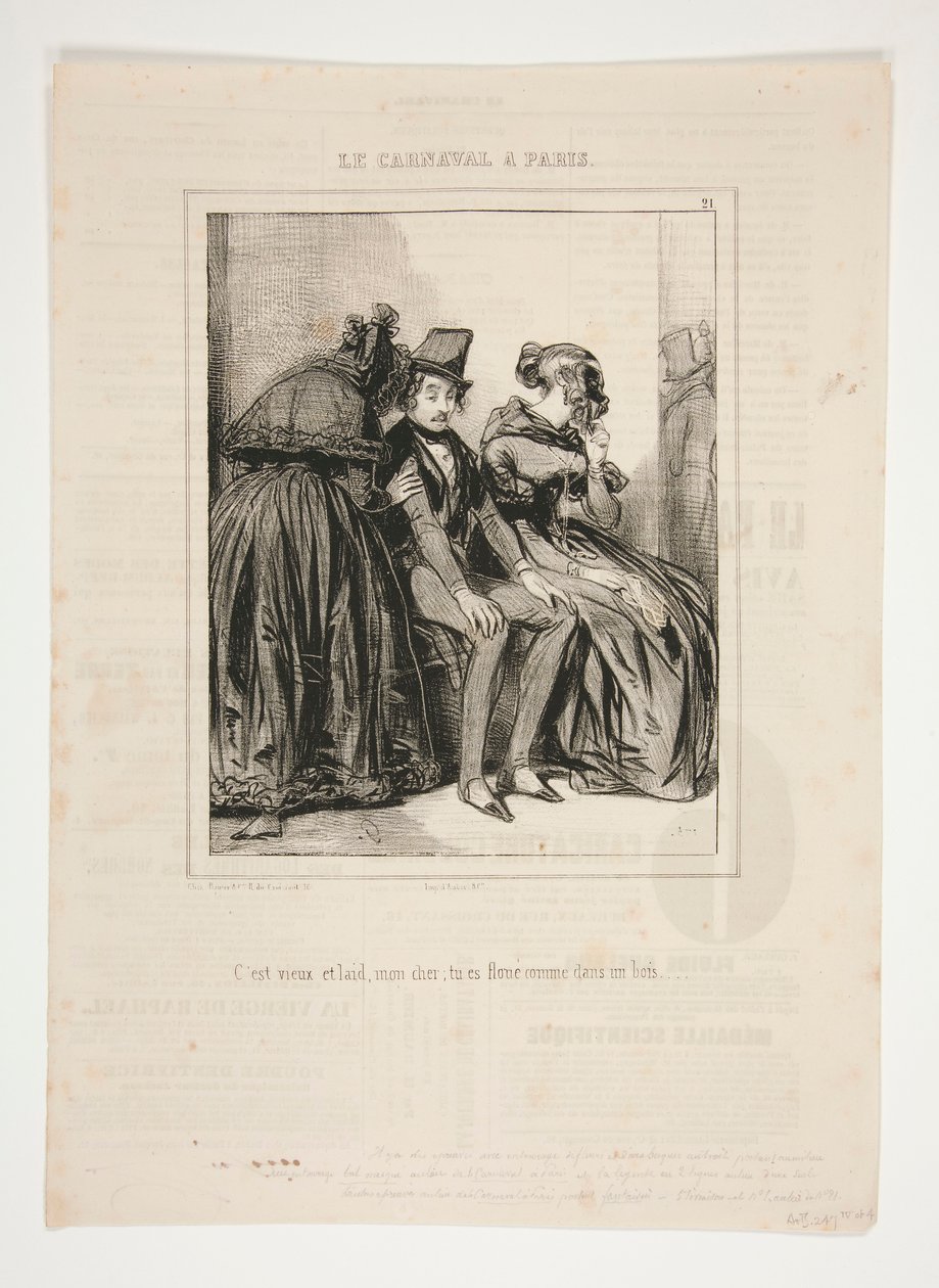 Bal Masque od Paul Gavarni