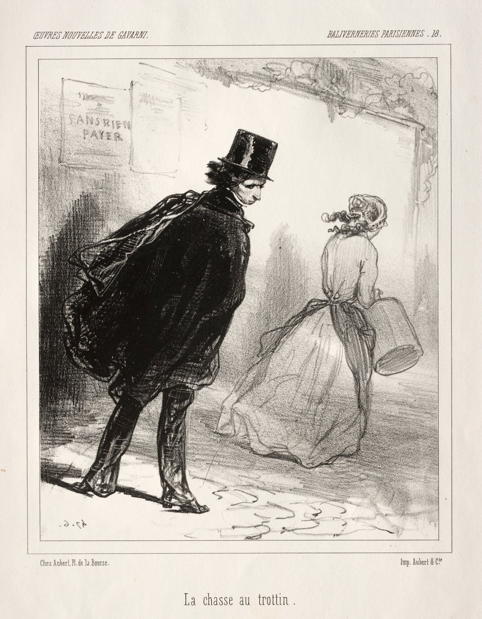Baliverneries Parisiennes. od Paul Gavarni