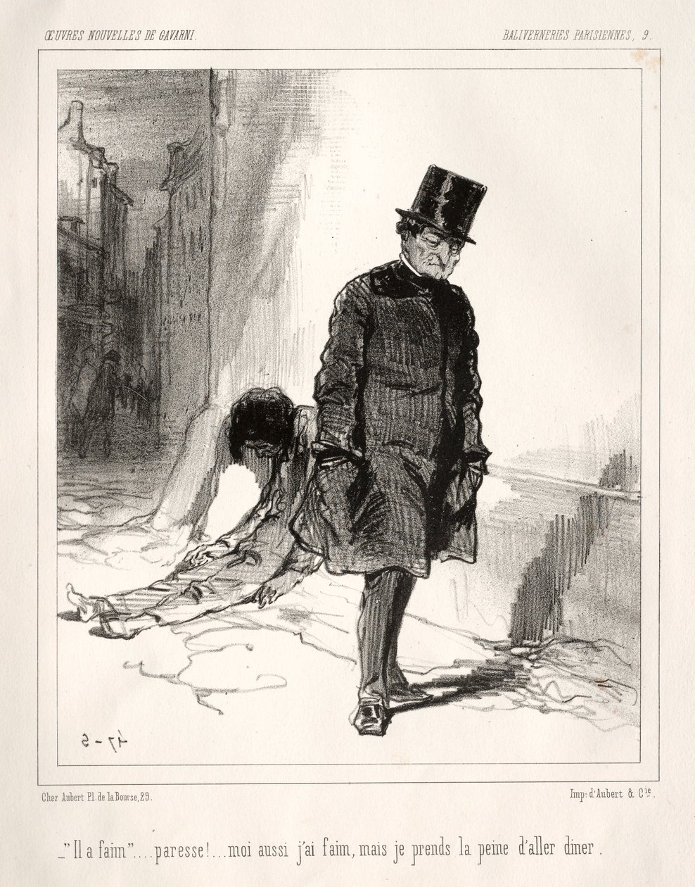 Baliverneries Parisiennes. od Paul Gavarni