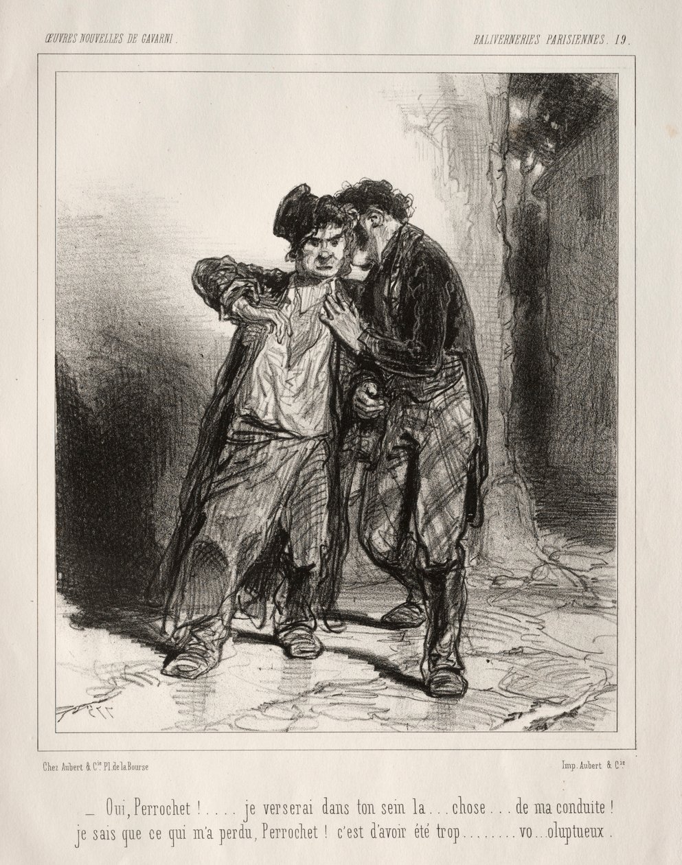 Baliverneries Parisiennes. od Paul Gavarni