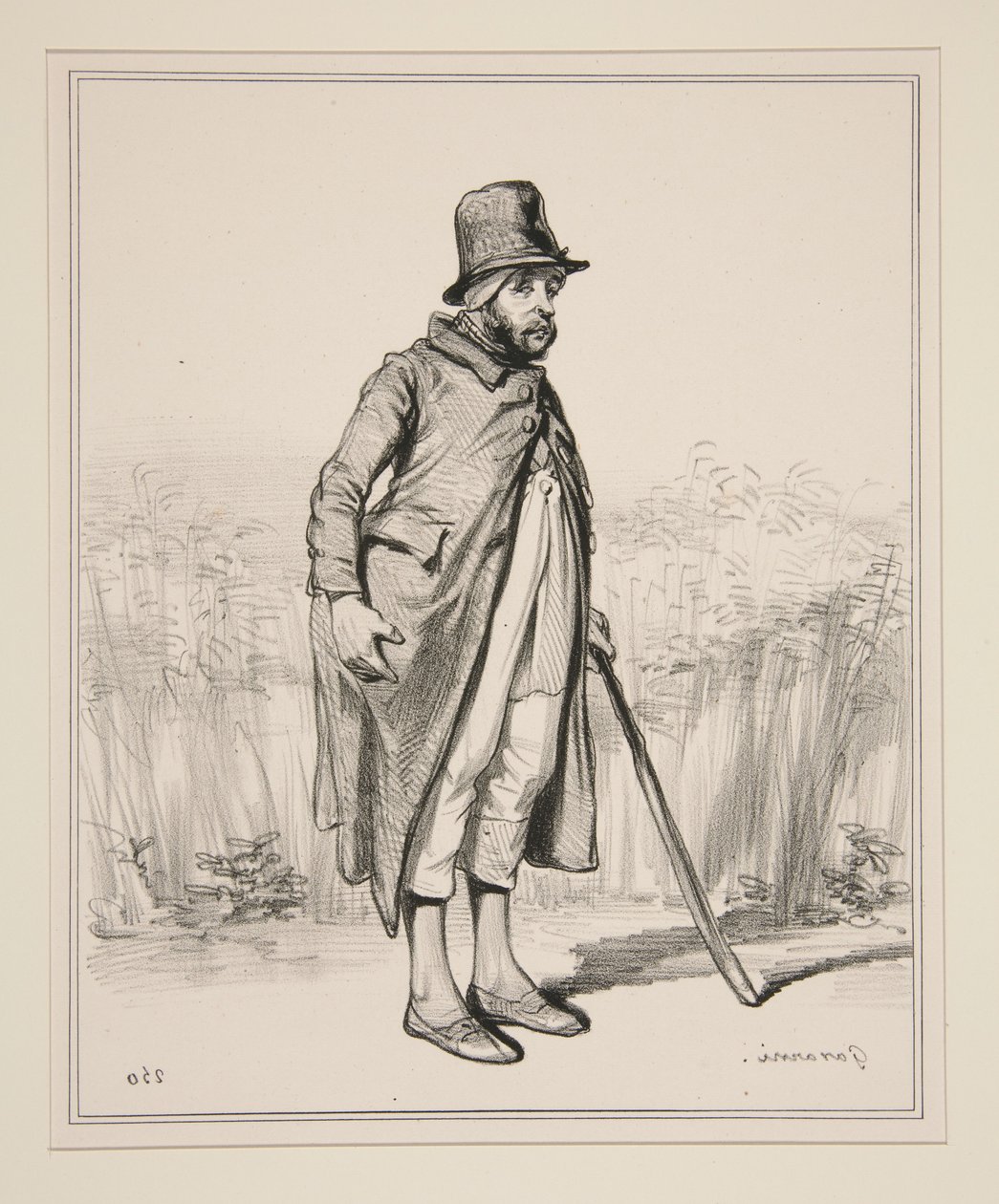 Letištní hrbol od Paul Gavarni