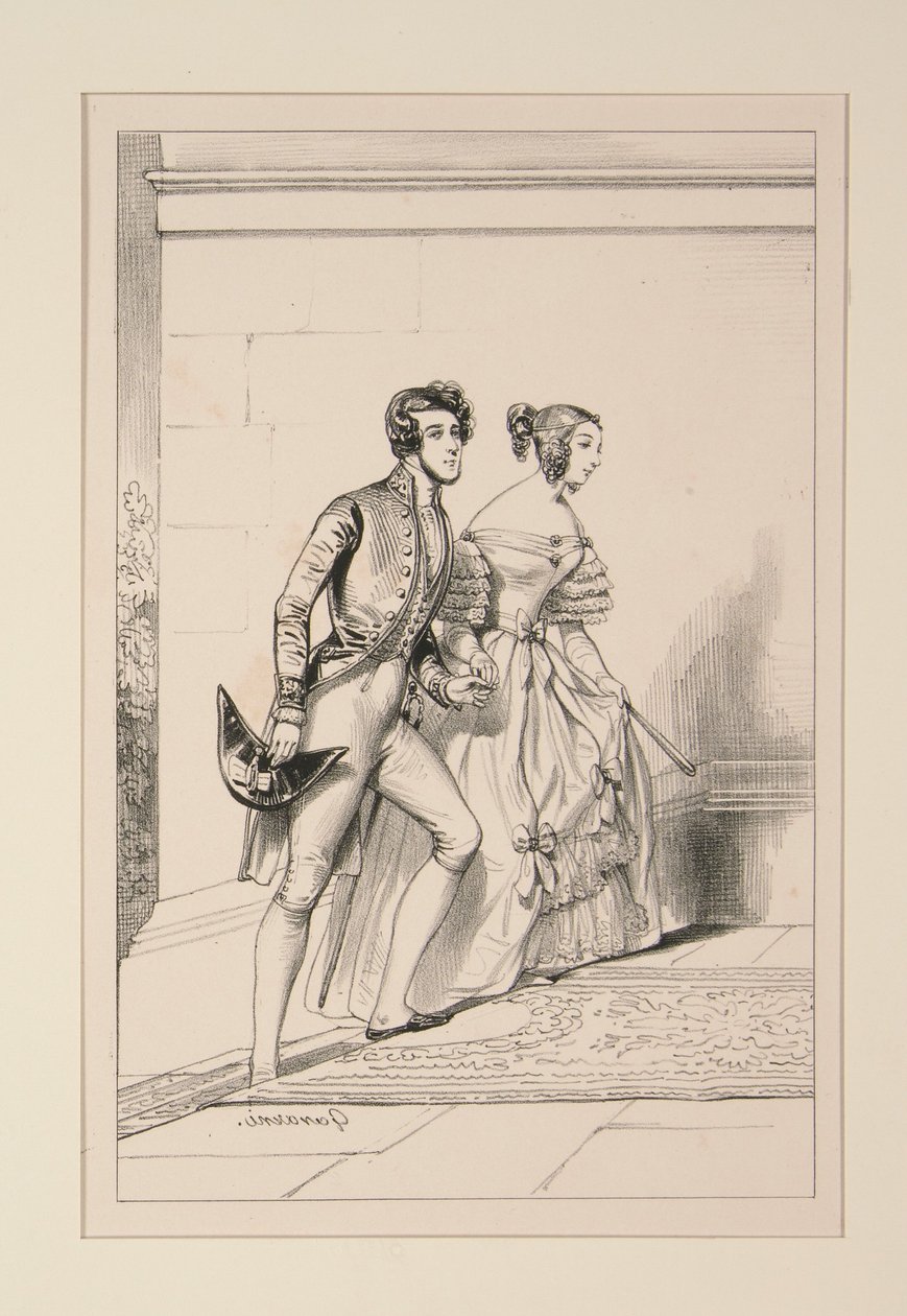 DVOŘANSKÝ KOSTÝM Z ROKU 1837 ... od Paul Gavarni