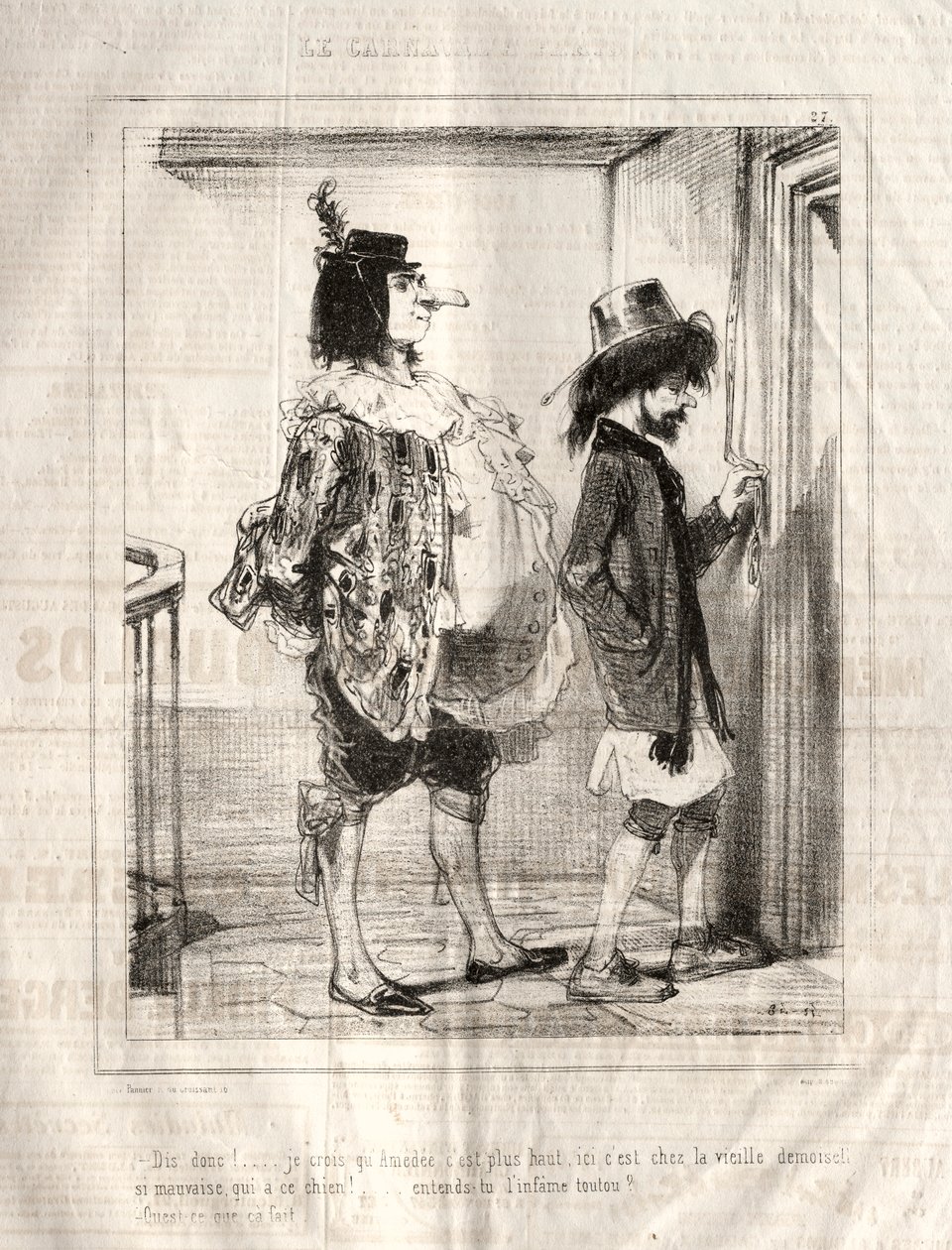 Karneval, 1841-1843. od Paul Gavarni