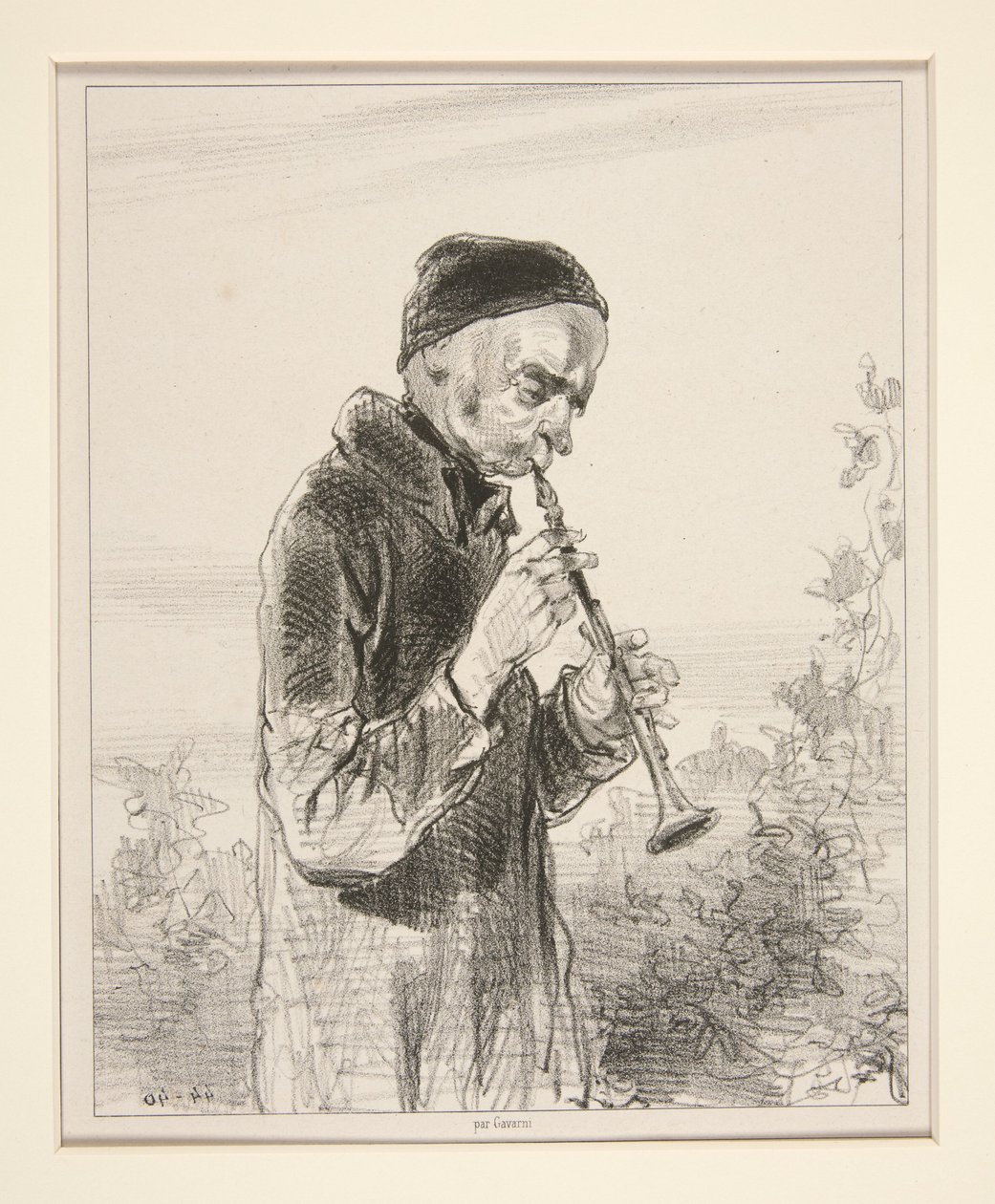 Klarinet. od Paul Gavarni