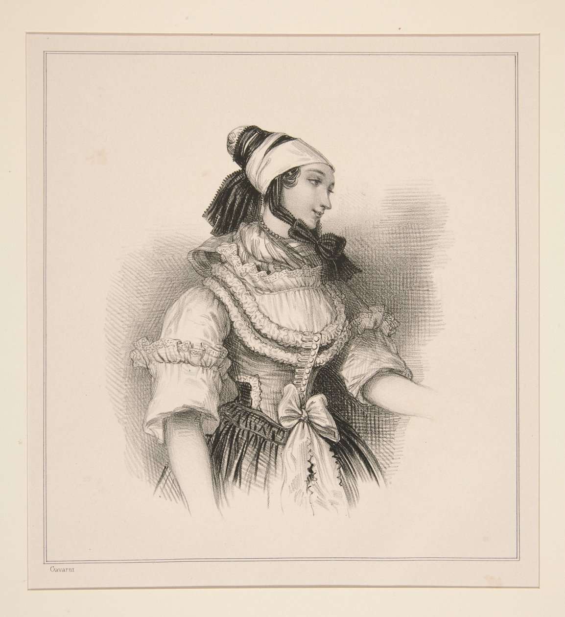 FRANCONIENNE od Paul Gavarni
