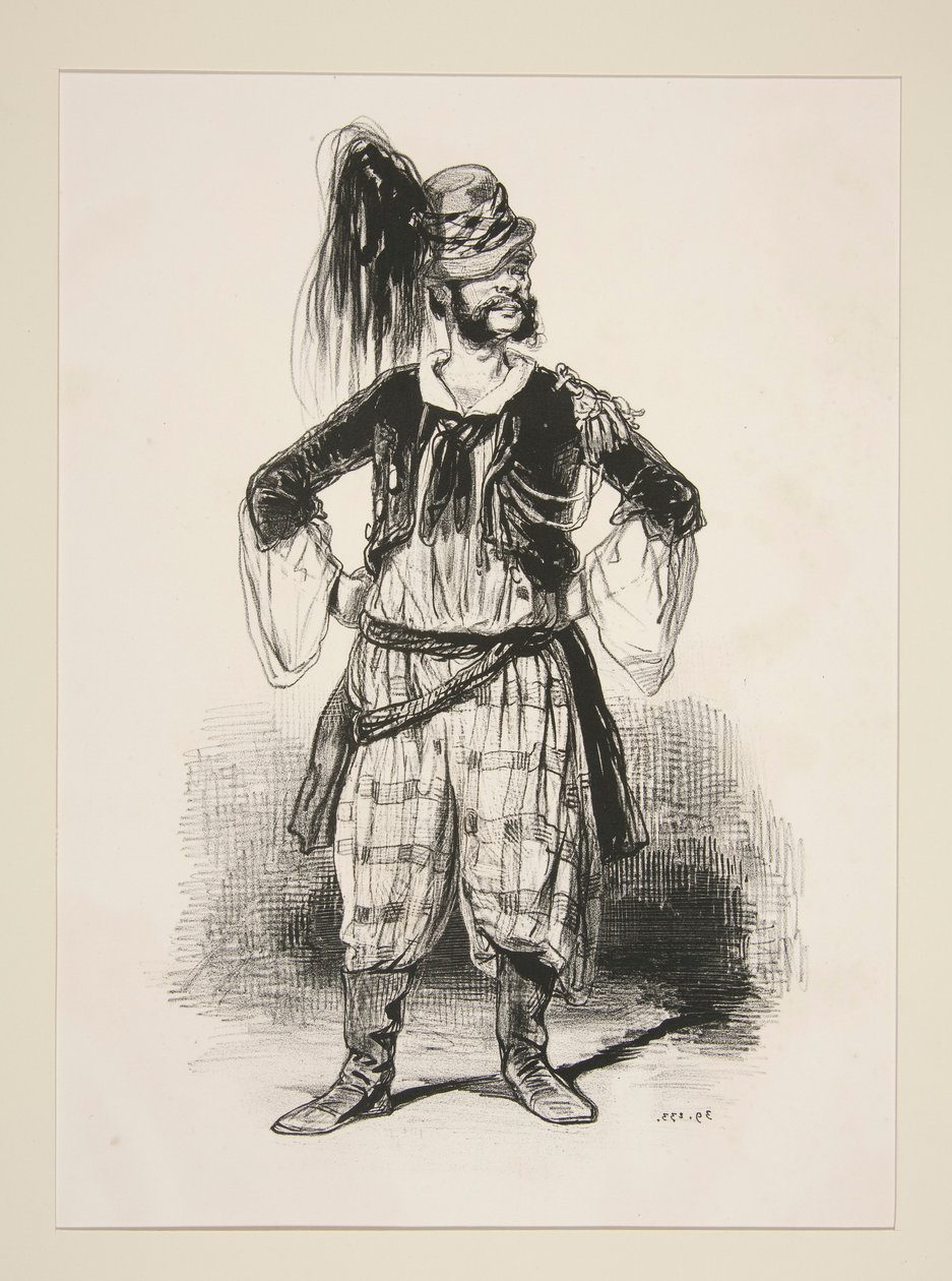 ZAHRANIČNÍ GENERÁL. od Paul Gavarni