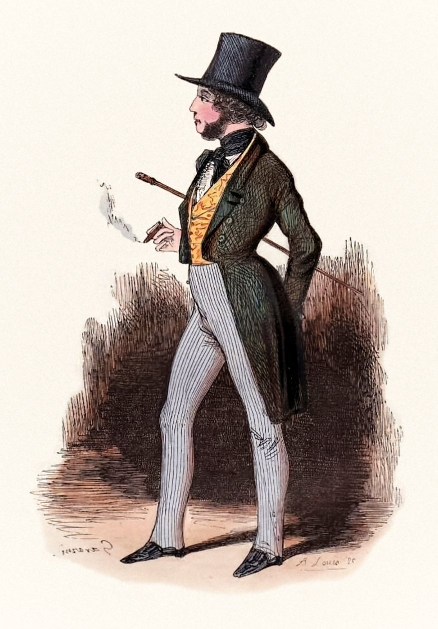 Ilustrace z "Le Sportsman Parisien" [Pařížský sportovec] od Rodolphe d