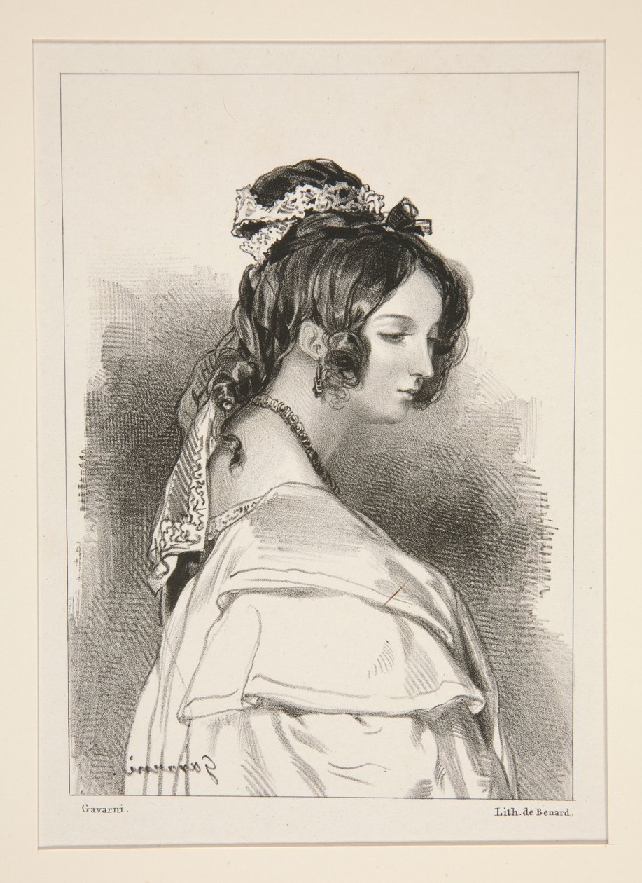 Julia Farnese od Paul Gavarni