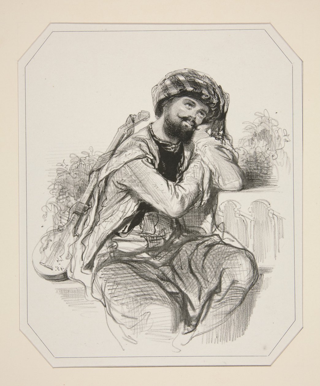 Maurská serenáda (sic). od Paul Gavarni