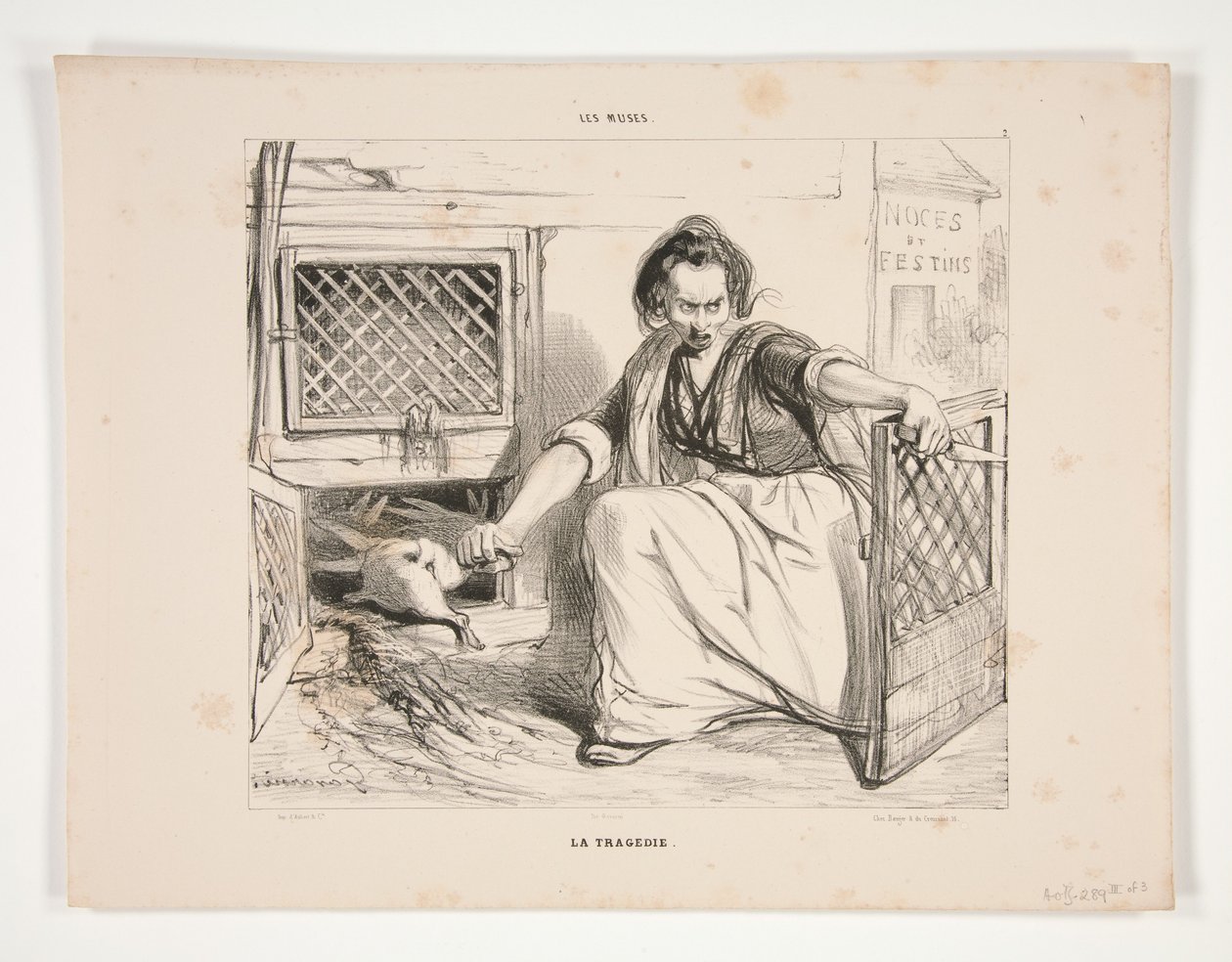 Tragédie od Paul Gavarni