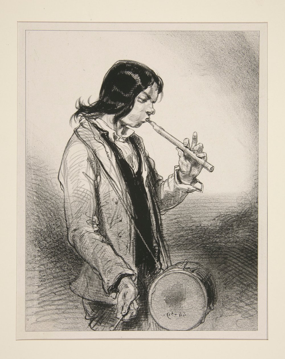 Le Galoubet. od Paul Gavarni