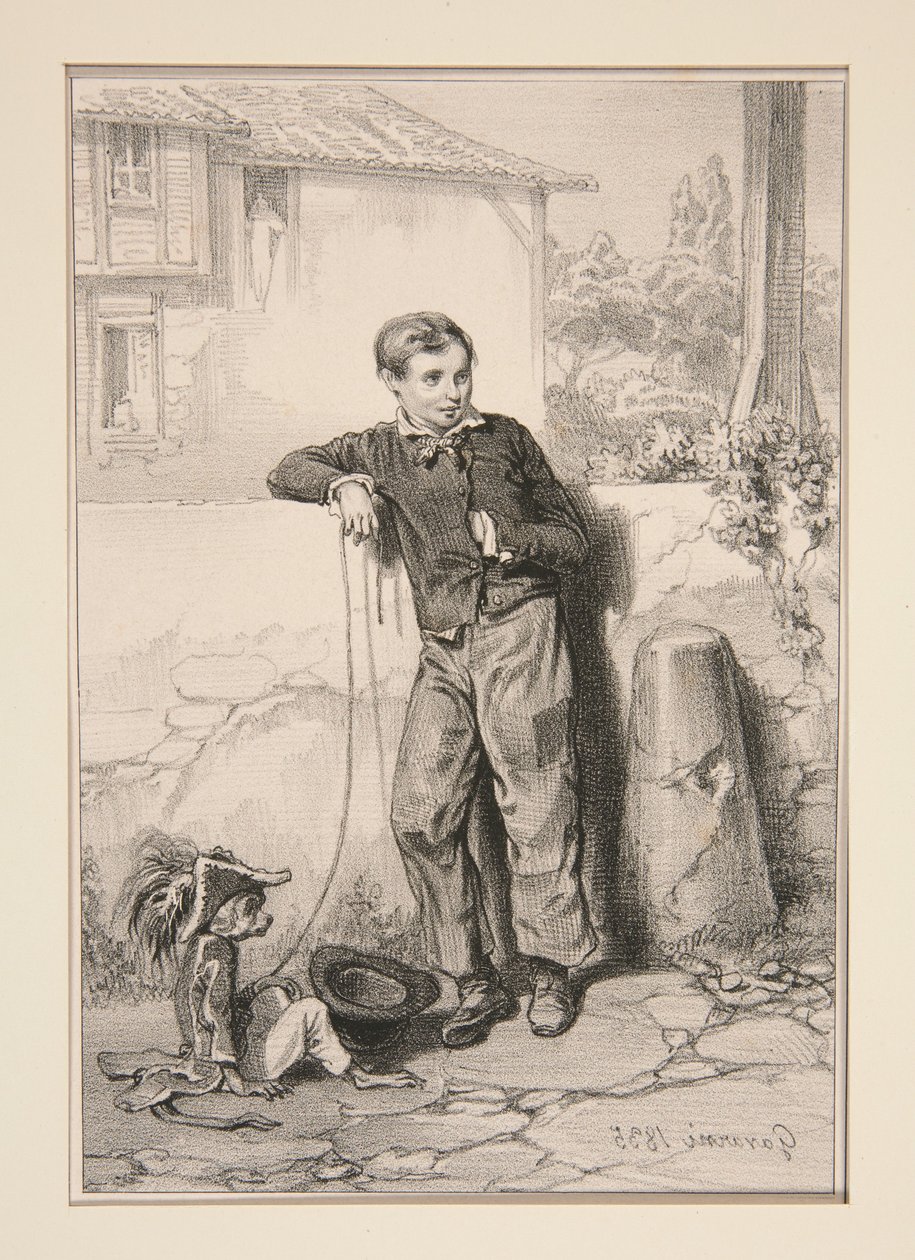 Mladý Savojan od Paul Gavarni