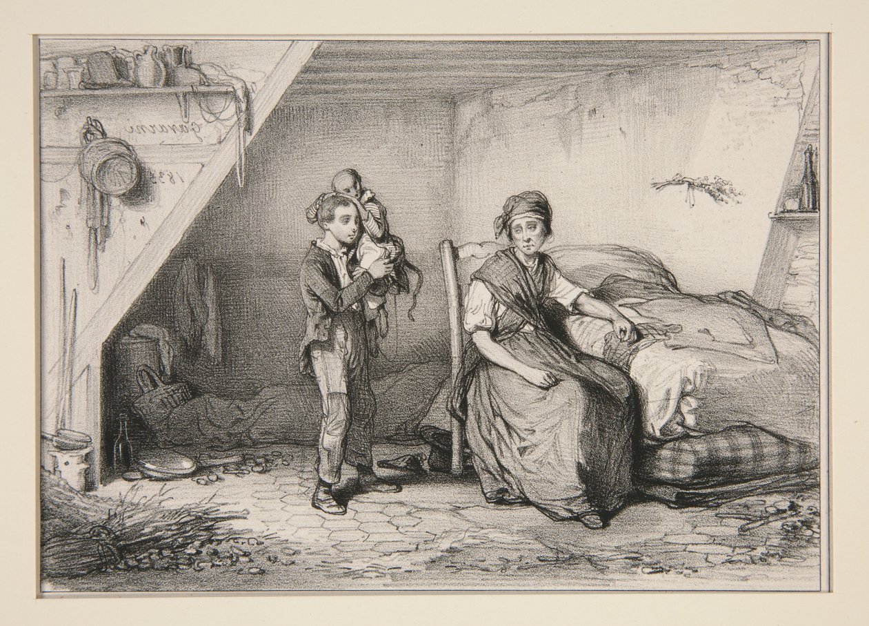 Adrienova opice. od Paul Gavarni
